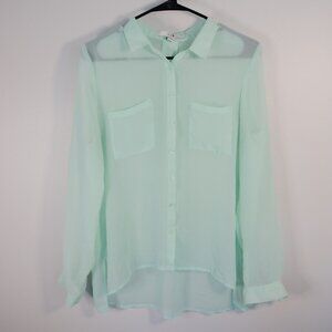 Button down long sleeved shirt